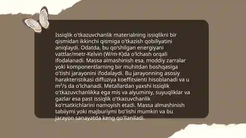 Massa almashinish jarayoni mexanizmi 4