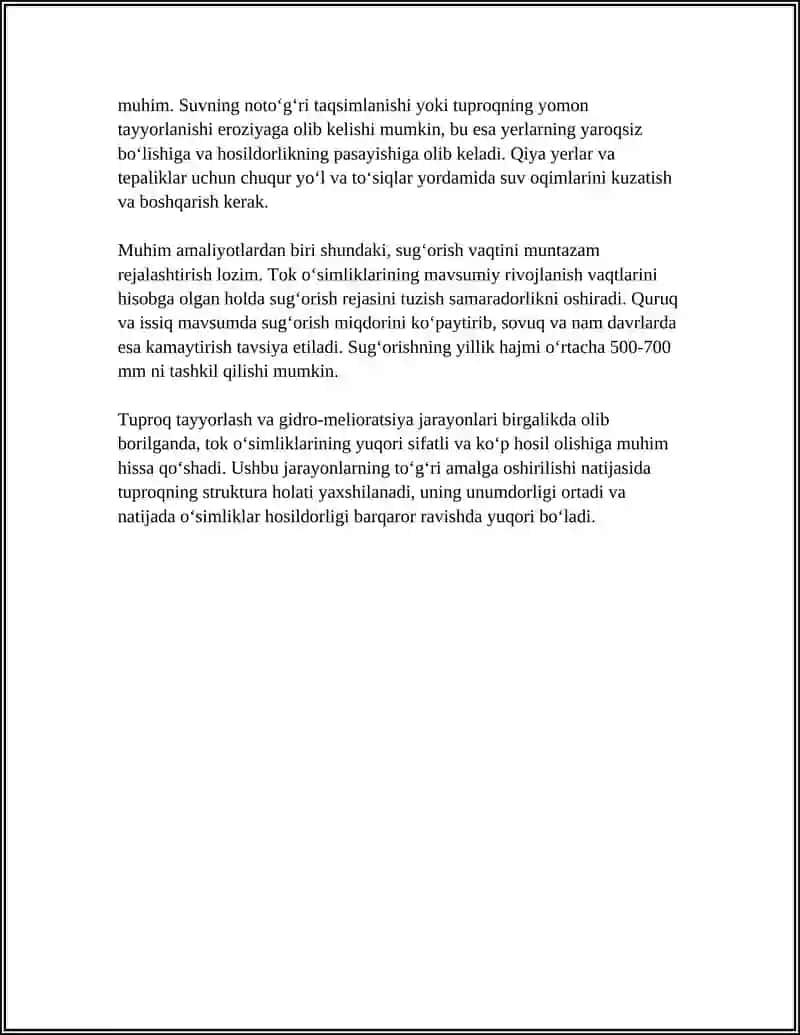 TOK TUPLARINI O‘STIRISH USULLARI 4