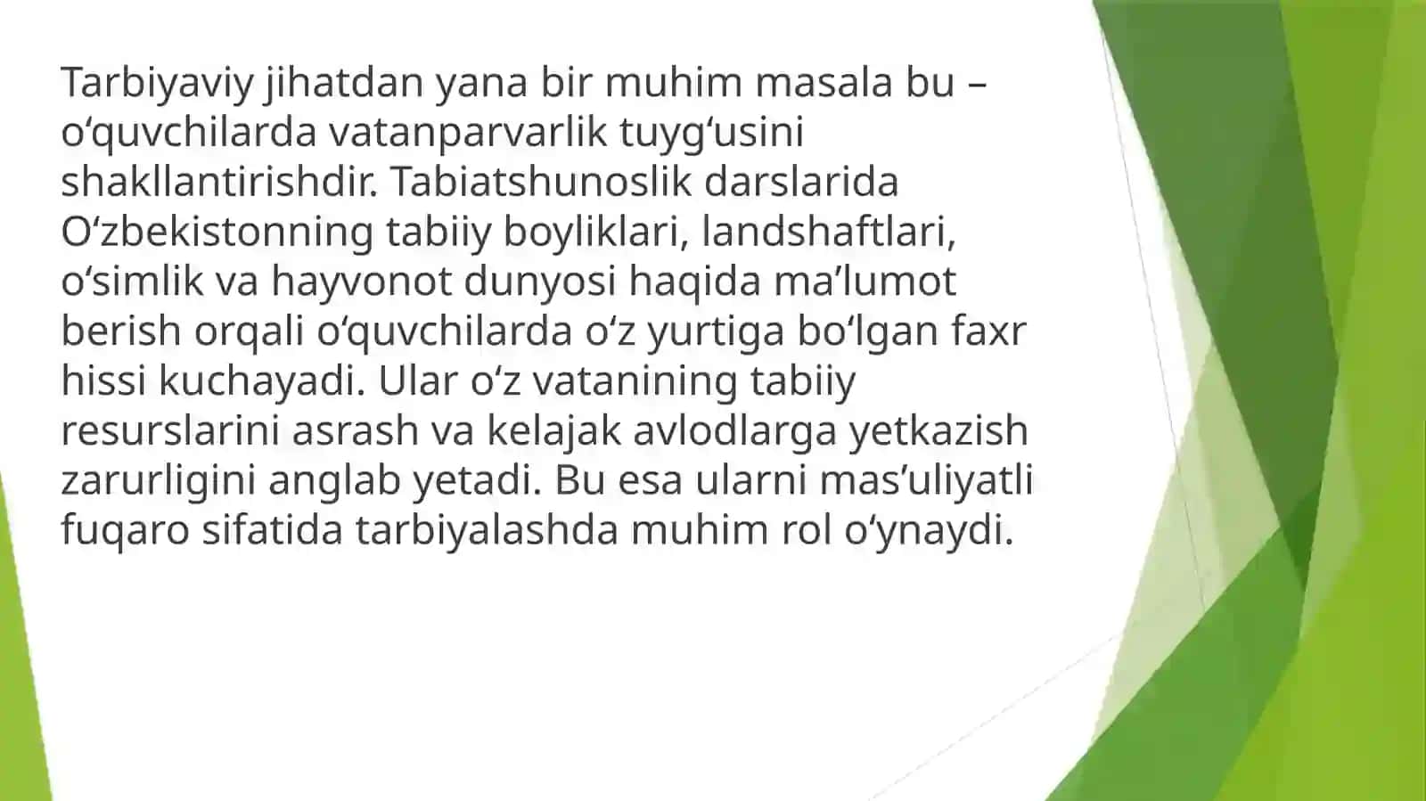 Tabiatshunoslik darslariningtarbiyaviyahamiyati 4