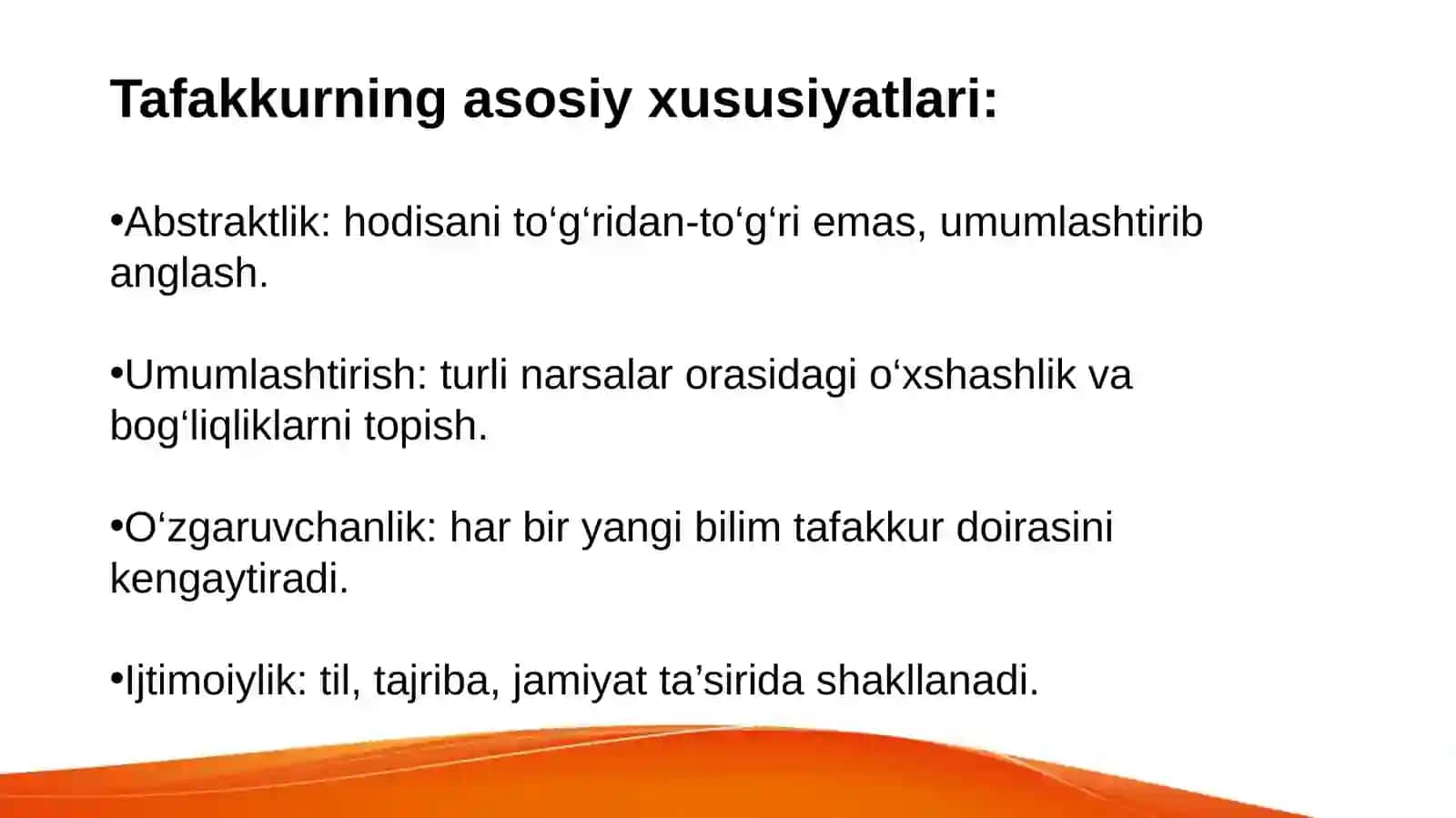 Tafakkur - mantiqiy fikrlash asosi 4