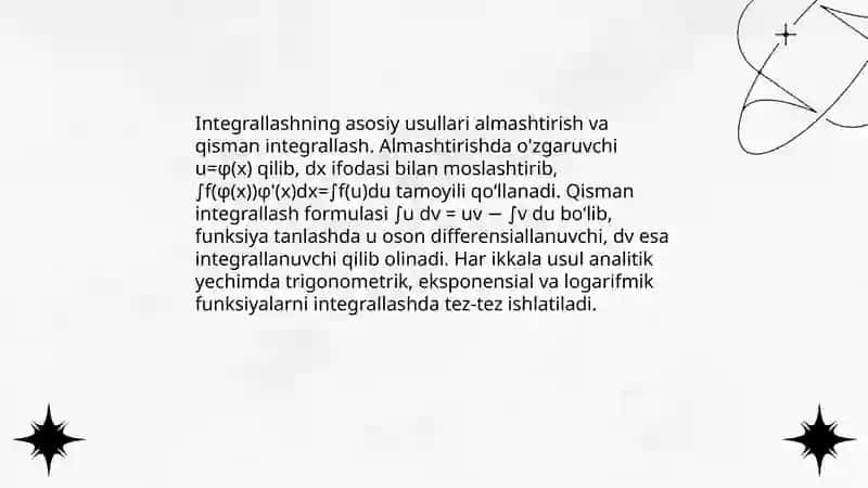 Integral usuli 4
