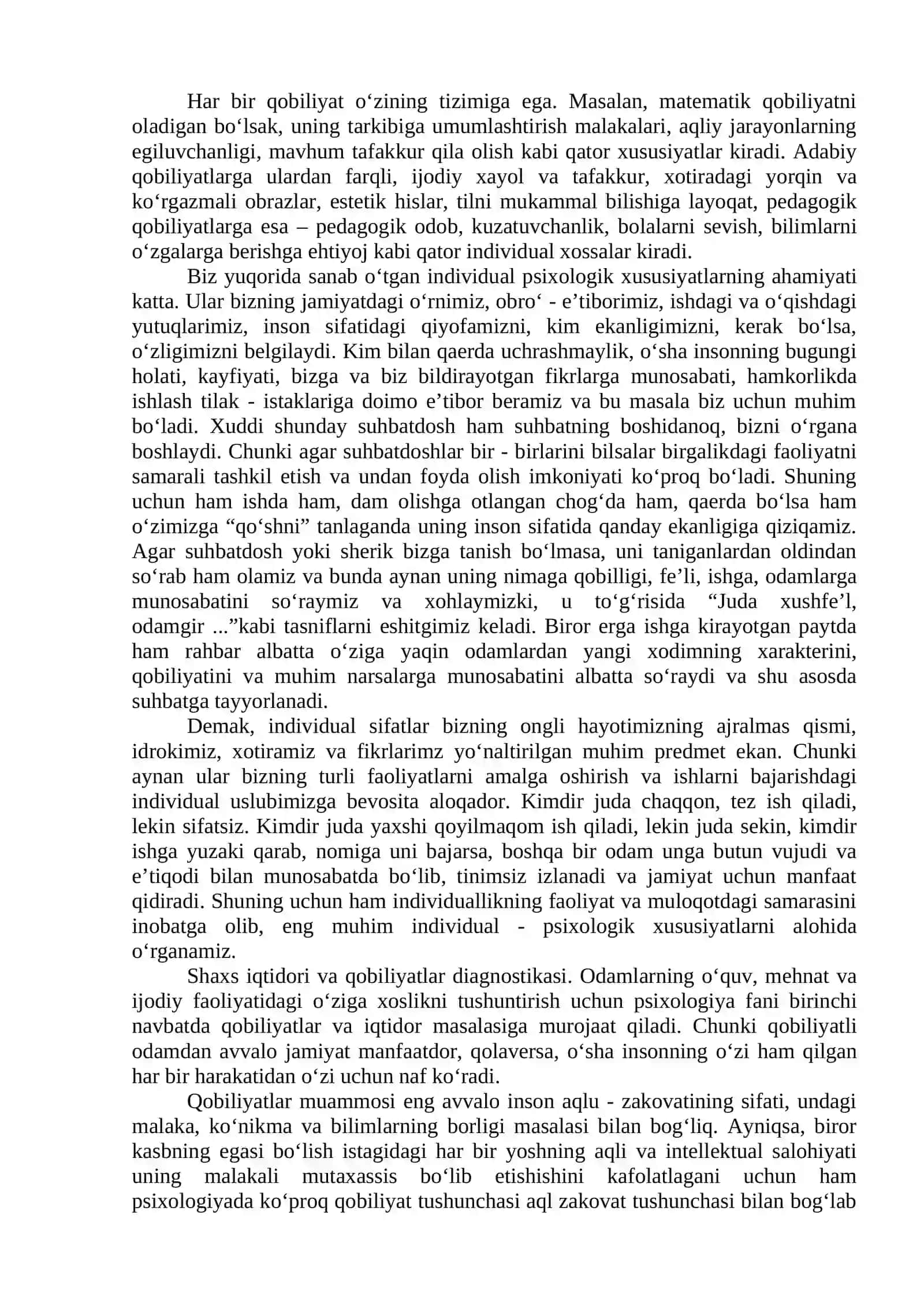 QОBILIYAT 4