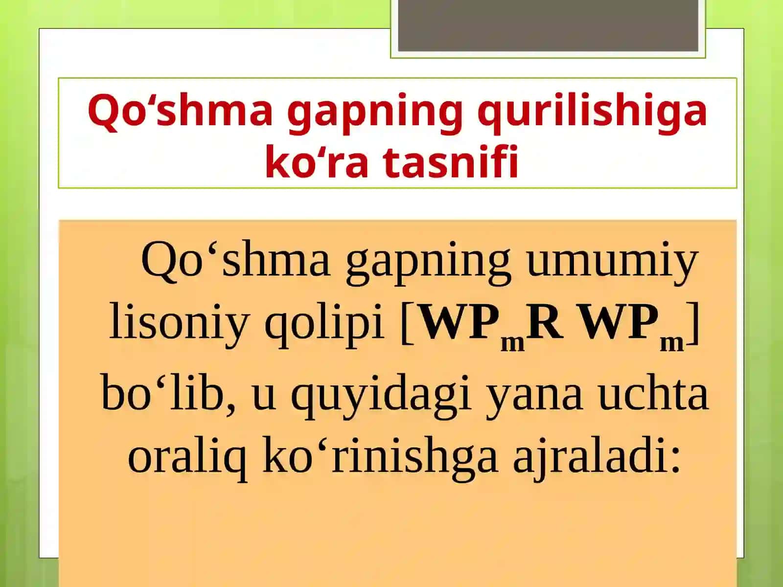 TENG TARKIBLI QO‘SHMA GAPLAR BO‘YICHA MANTIQIY TESTLAR 4