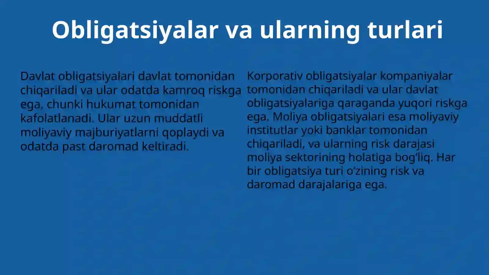 Xalqaro obligatsiyalar bozori va uning rivojlanishi 4