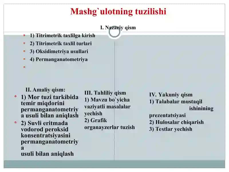 Titrimetrik Tahlil 4