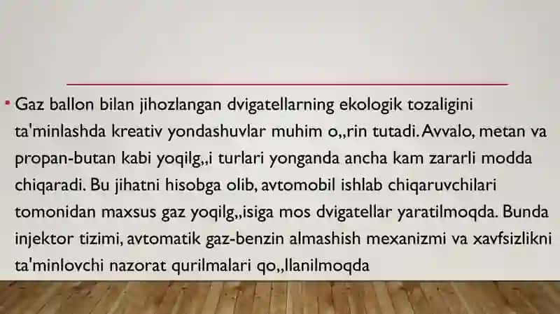 Gaz-ballon uskunalarining ekologik jihatlari 4