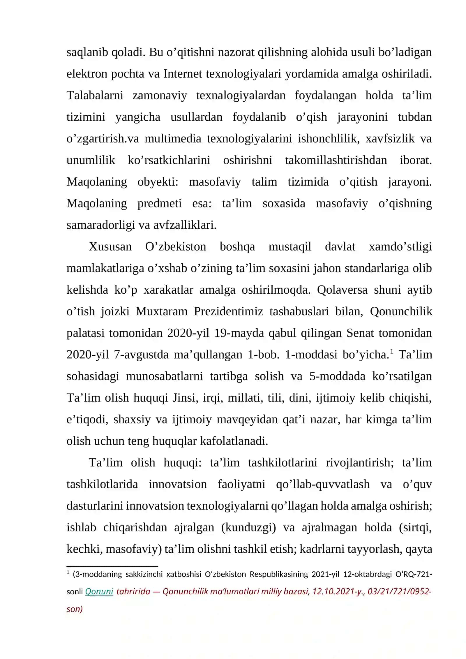 Respublikamiz mustaqillikka erishilgandan keyingi ta’lim tizimimi 4