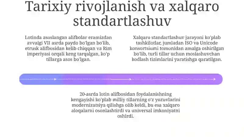 Lotin alifbosiga asoslangan imlo qoidalarining afzalliklari 4