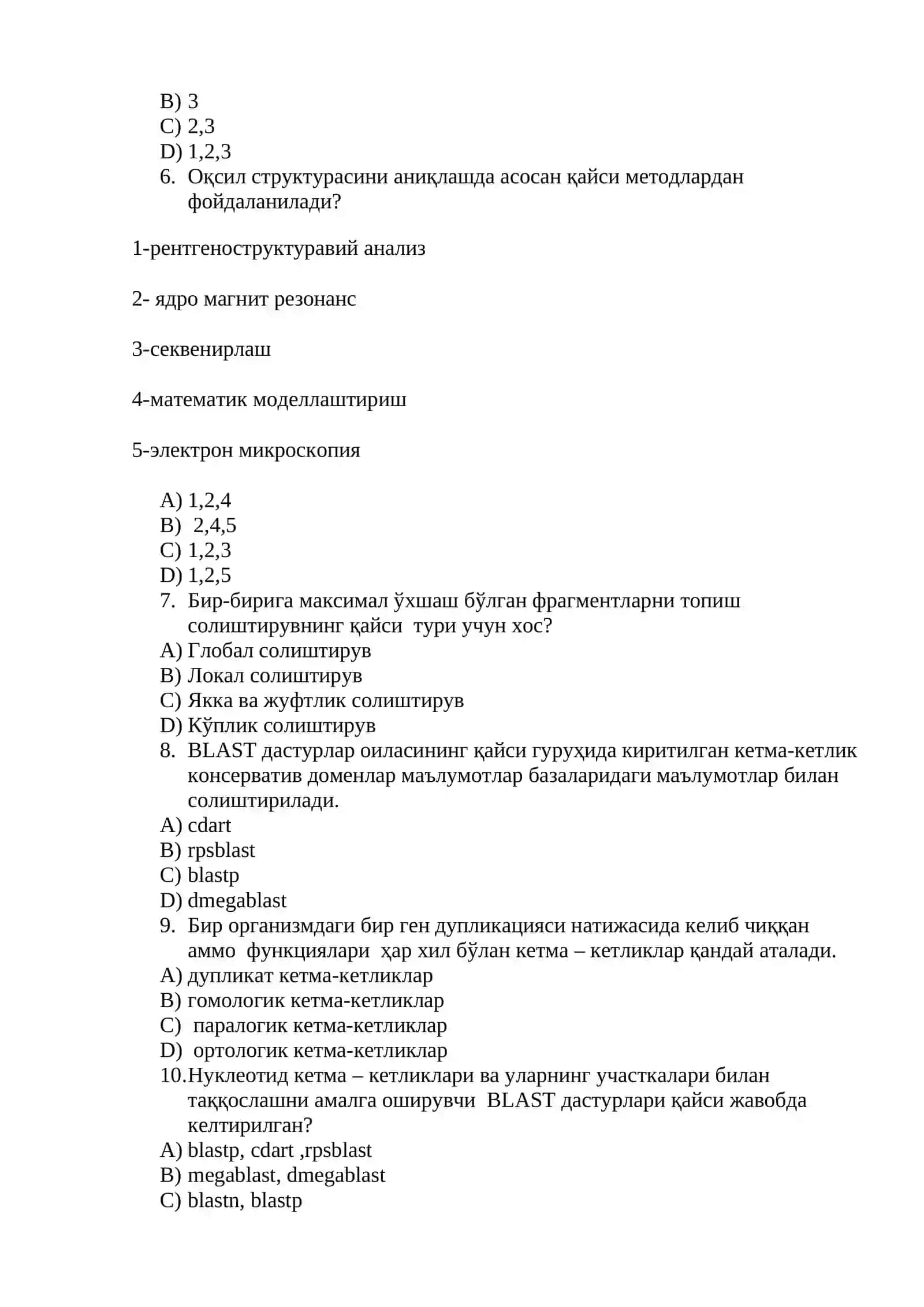 Filogenetik daraxt 4