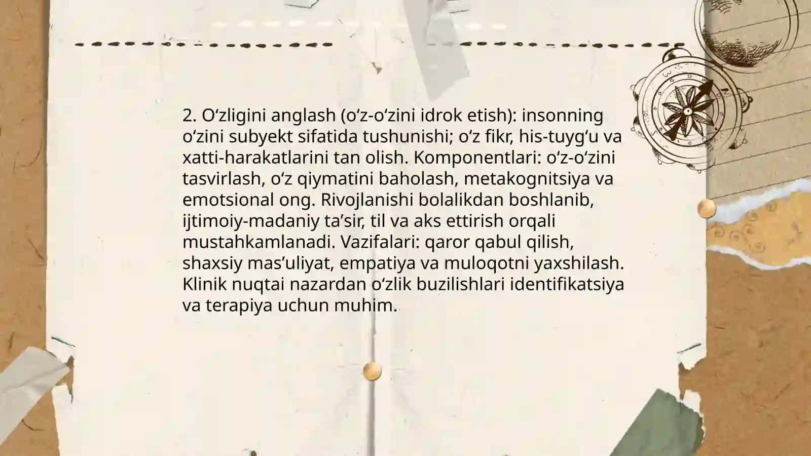 Inson borlig'ining oʻziga xos xususiyatlari 4