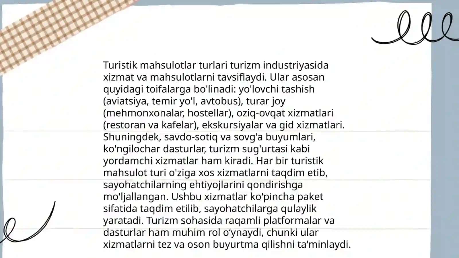 Turistik mahsulot va uning hayotiy davri 4