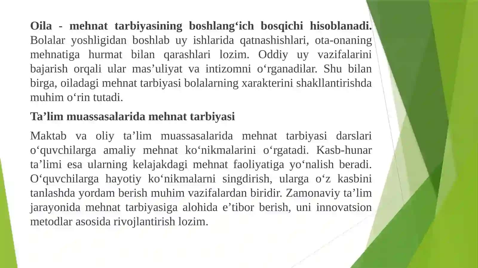 MEHNAT TARBIYASI HAQIDA TUSHUNCHA 4