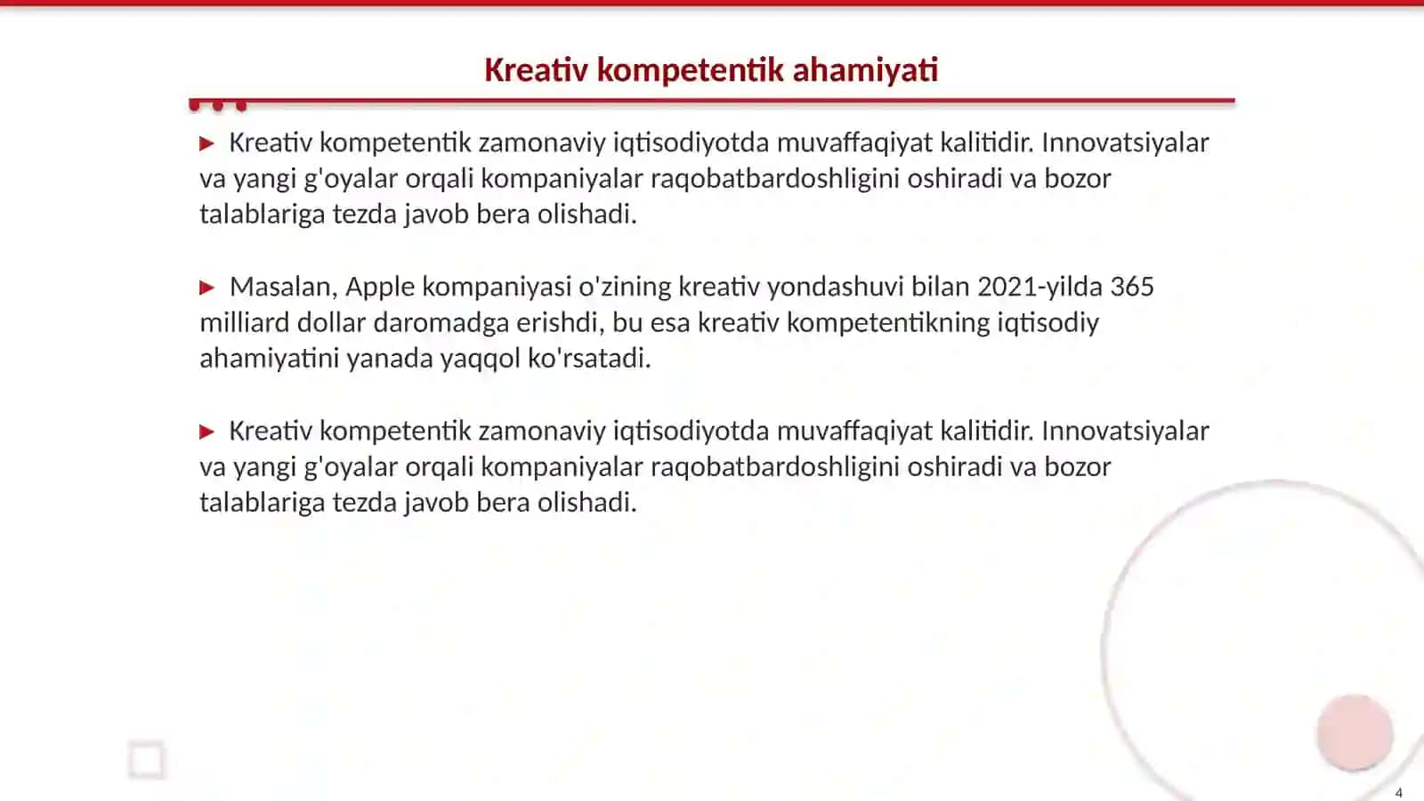 Kreativ kompetentik 4