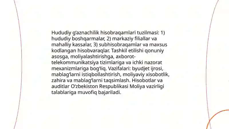 Hududiy g’aznachilik hisobraqamlari 4