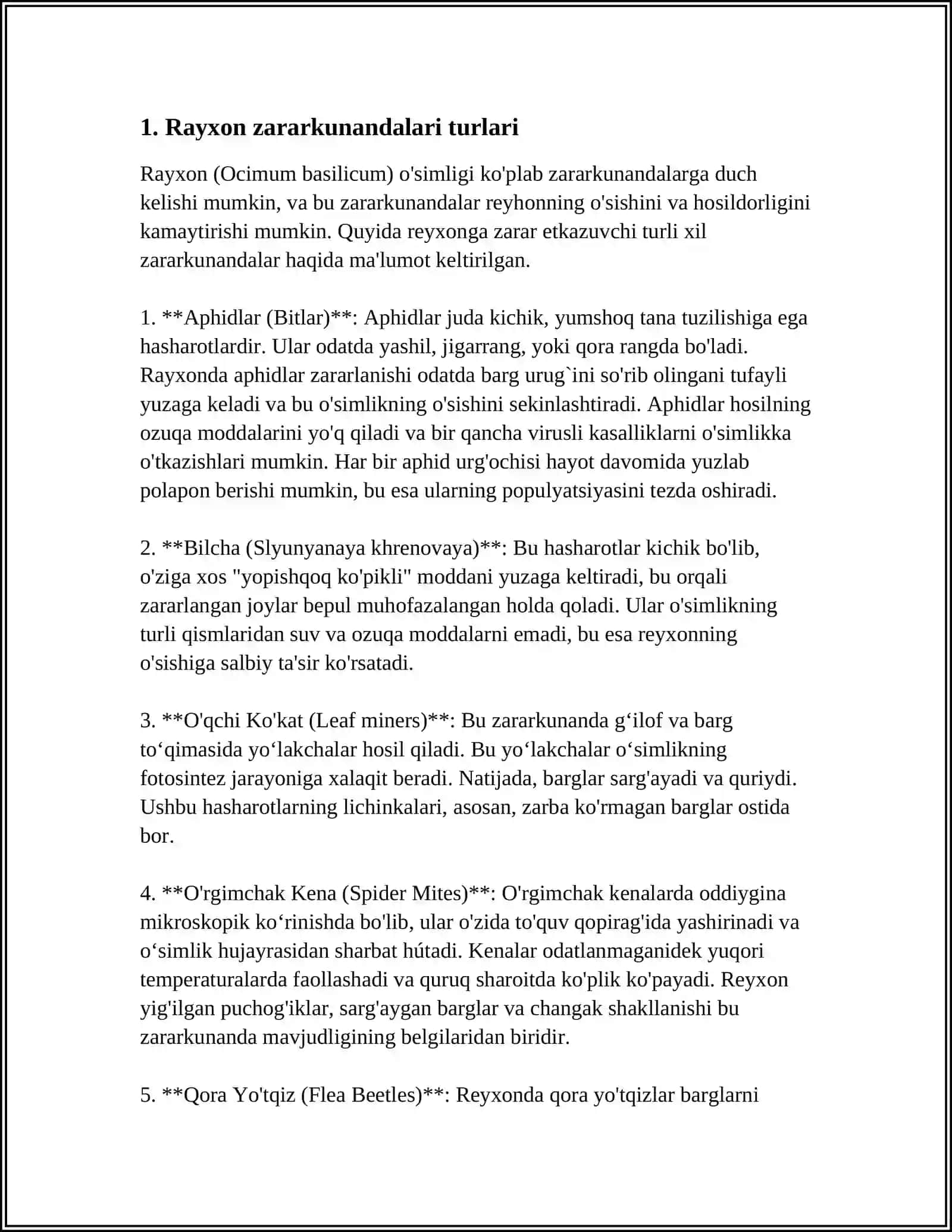 Rayxonning Zararkunandalari 4
