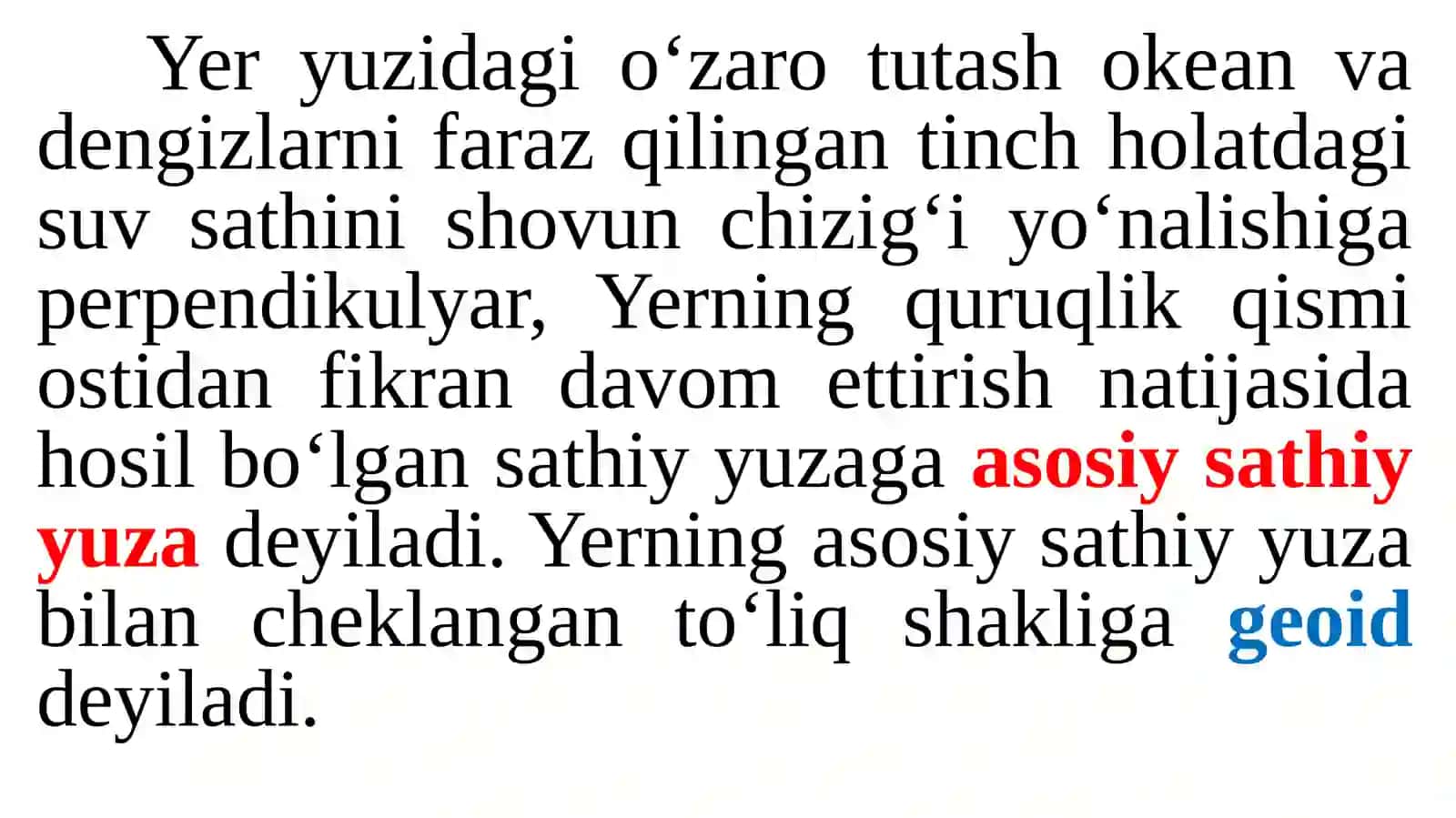Yer sirtidagi nuqta holatini aniqlash 4
