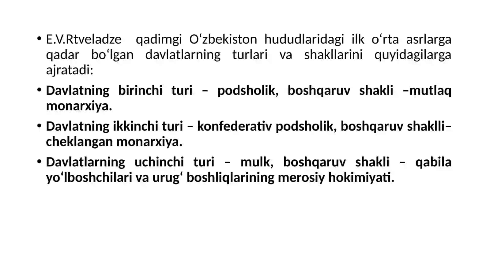 O’rta Osiyo ko’chmanchixalqlariqadimgi davlatchiligi 4