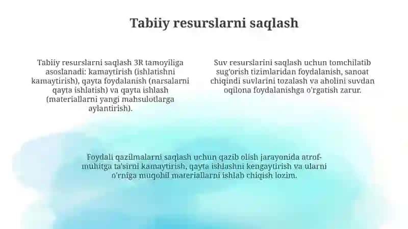 Ekologiyaniasrashdagichoratadbirlar 4