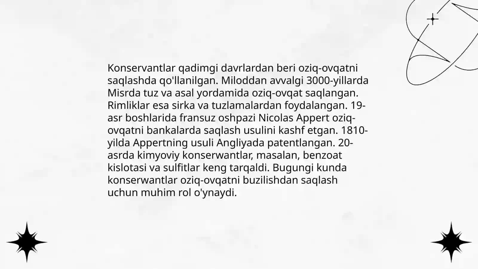 Konservantlar va ularning turlari 4