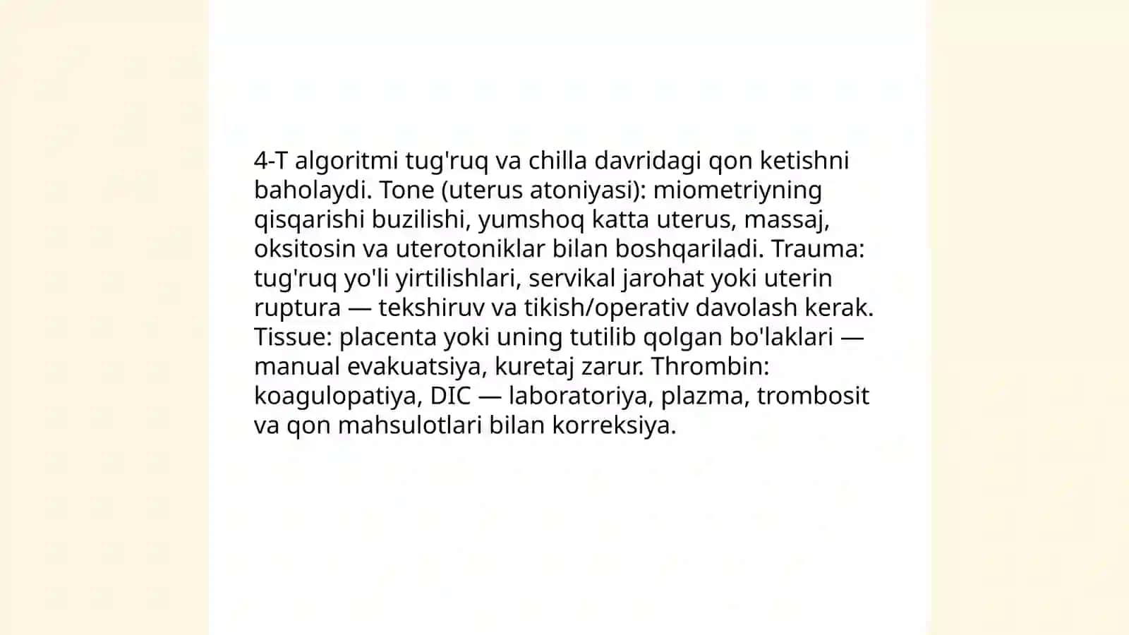 Tug'rugda va chilla davrida qon ketish: ta'rif va epidemiologiya 4