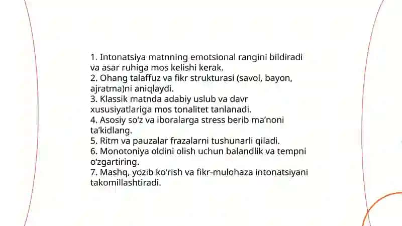 Mumtoz asarlarni ifodali oʻqish asoslari 4