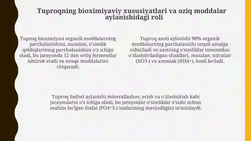 Tuproqning global ekologik funksiyalari 4