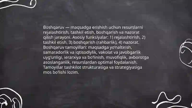 Boshqaruv nazariyasi 4