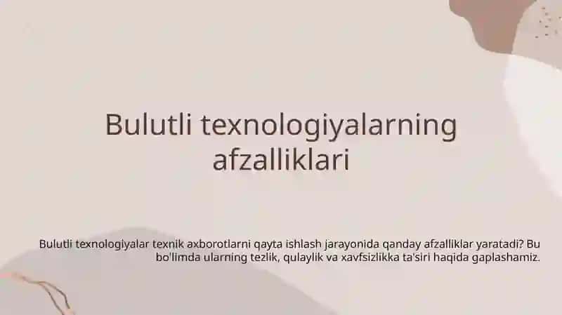 Bulutli texnologiyalar 4