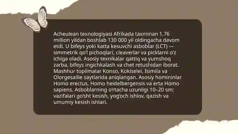 Afrika. Yaqin va O‘rta sharq paleoliti 4