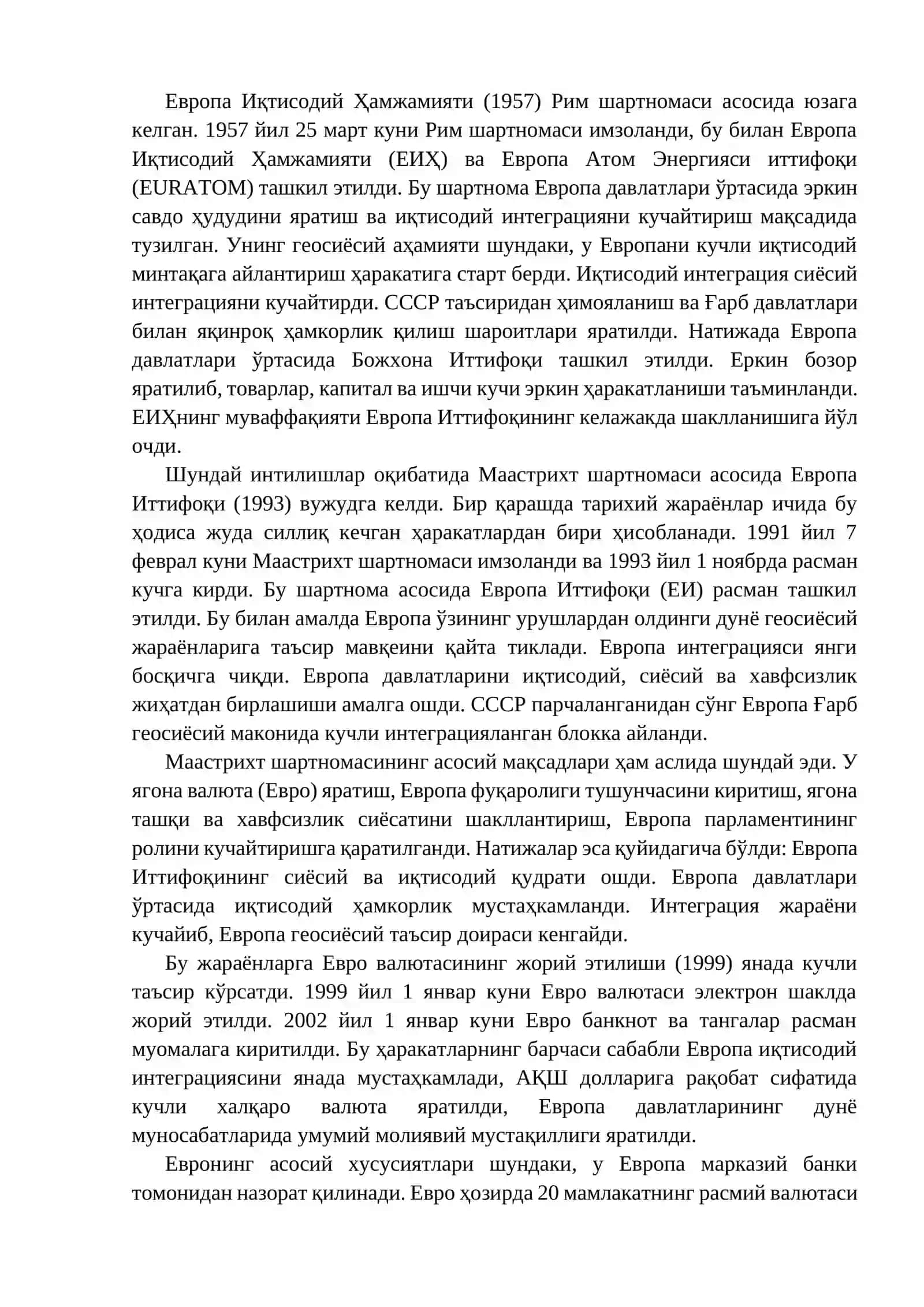ЕВРОПАНИНГ ГЕОСИЁСИЙ МАВҚЕИ ВА ЖАҲОН СИЁСАТИГА ТАЪСИРИ 4