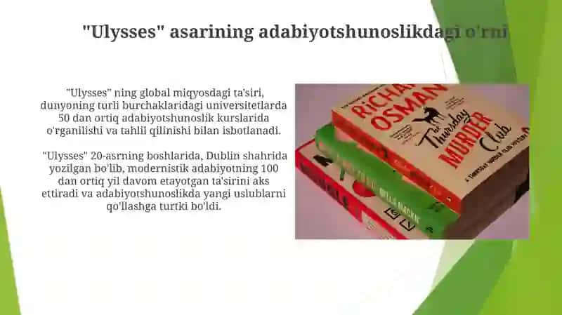 "Uliss" romanining tahlili 4