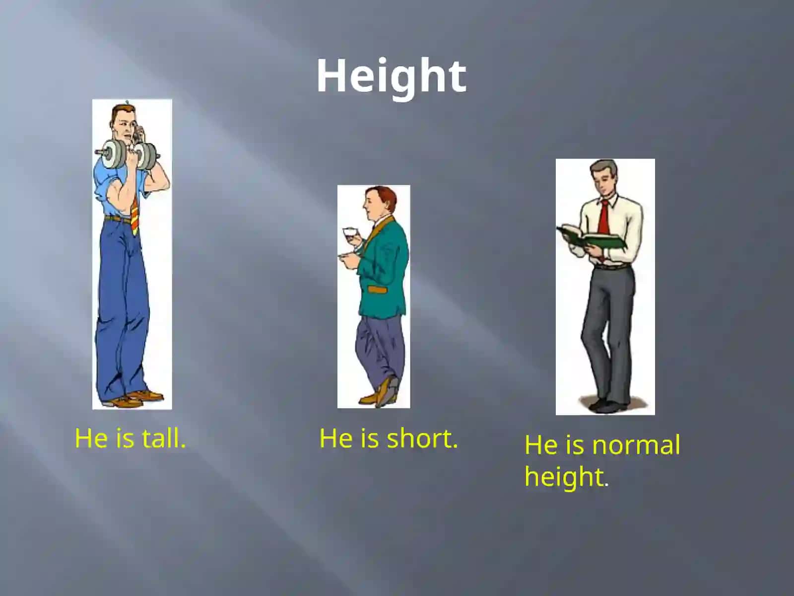 describing people's appearance idioms 4