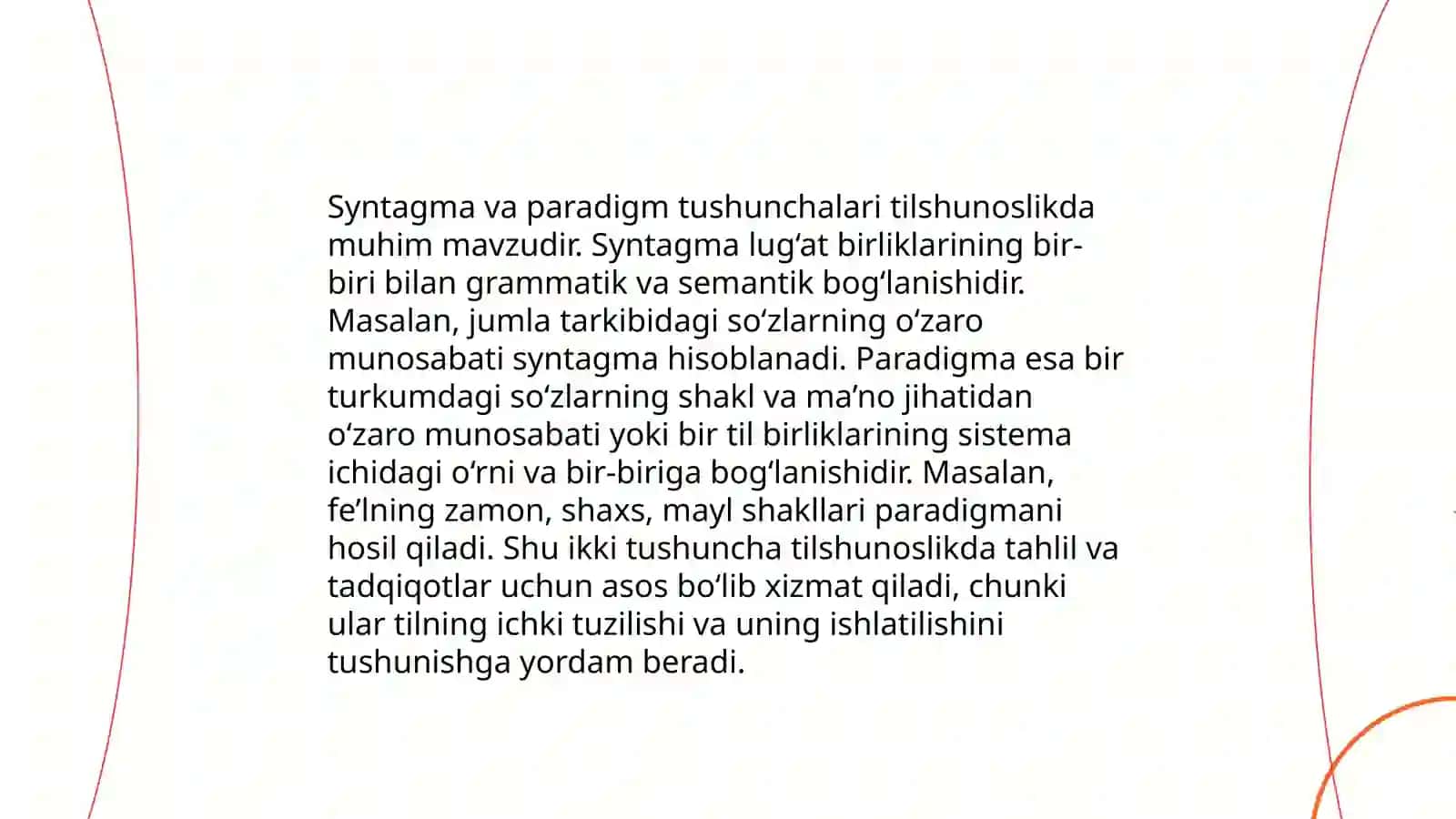 Matnda paradegmatik va sintagmatik munosabatlar talqini 4