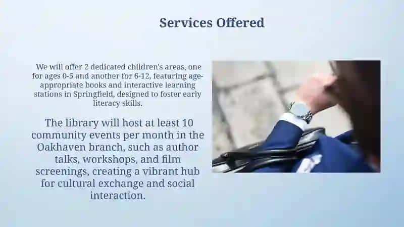Business plan for opening a library 4
