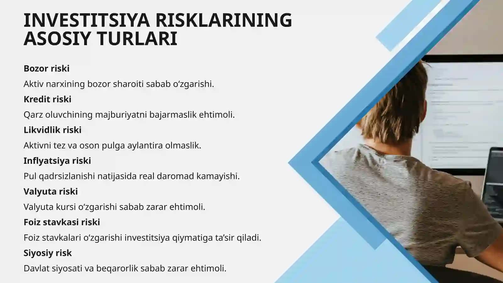INVESTITSIYA RISKLARI VA ULARNI PASAYTIRISH YO`LLARI 4