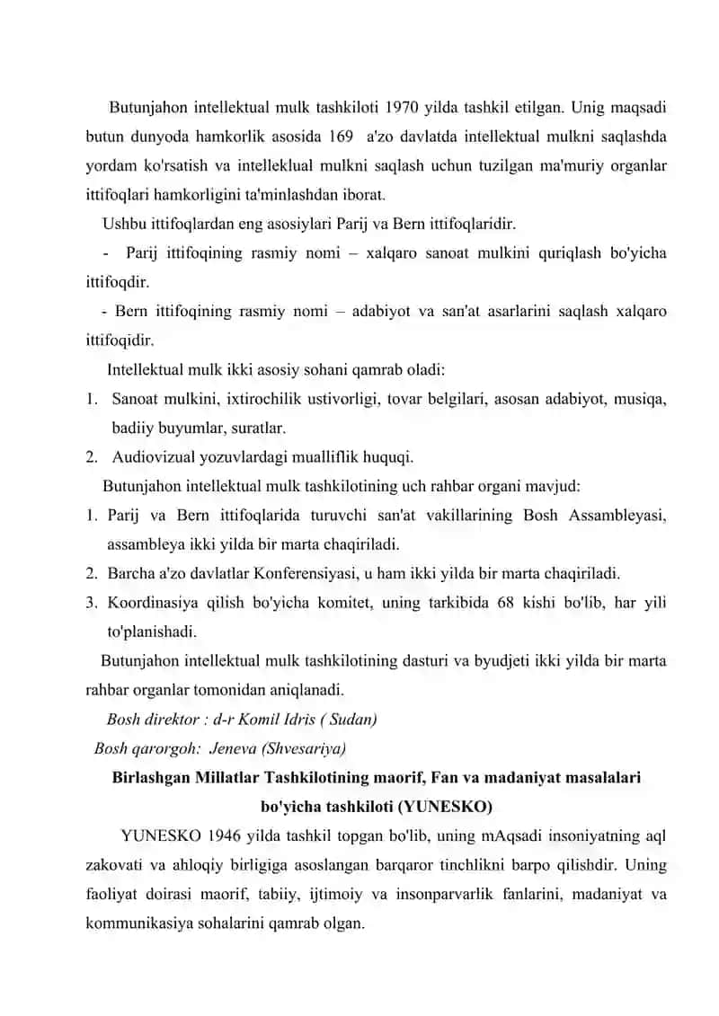 O'zbekistonning BMT muassasalari va dasturlari bilan xamkorligi 4