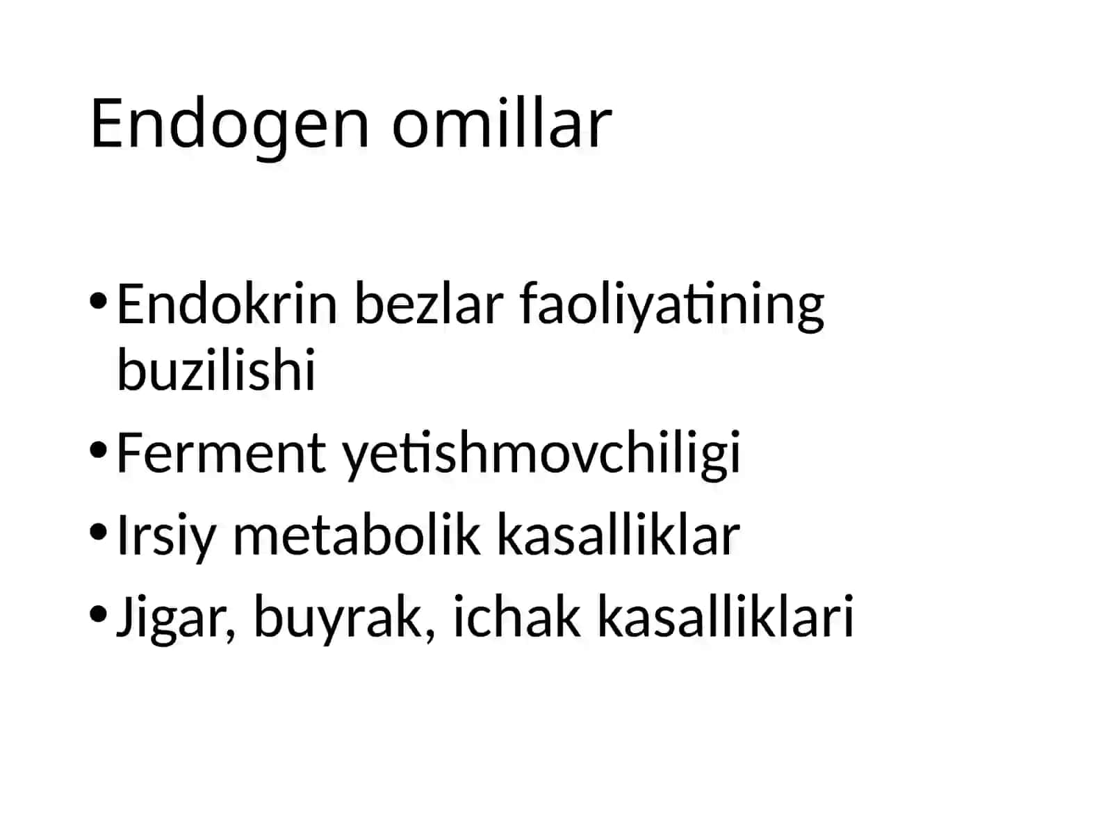 Energiya almashinuvi buzilishi 4
