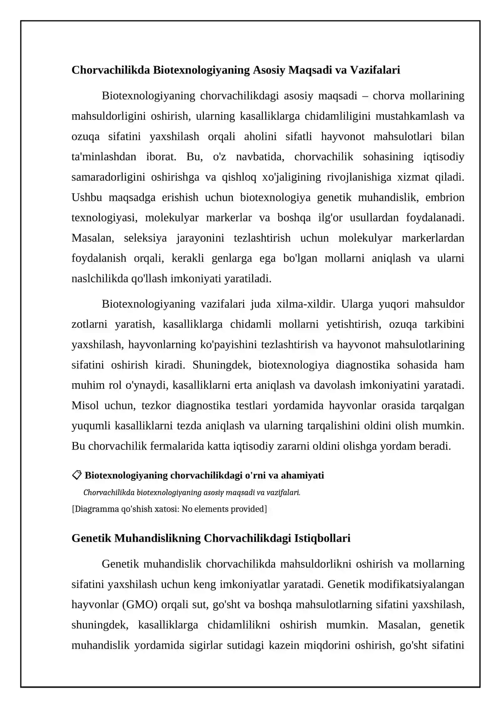 Chorvachilikda biotexnologiyaning ahamiyati 4