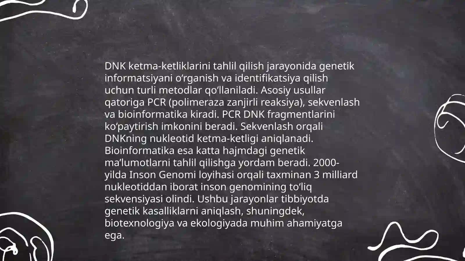 Genlarning filogenetik shinjirlarini organish 4