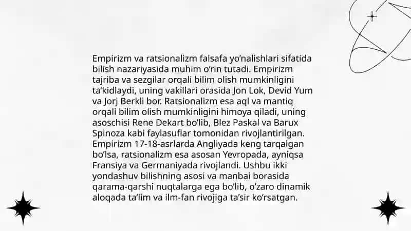 Bilish falsafasi 4