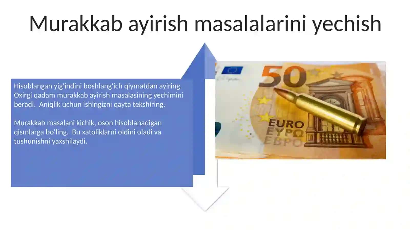 Sondan yig‘indini ayirish 4