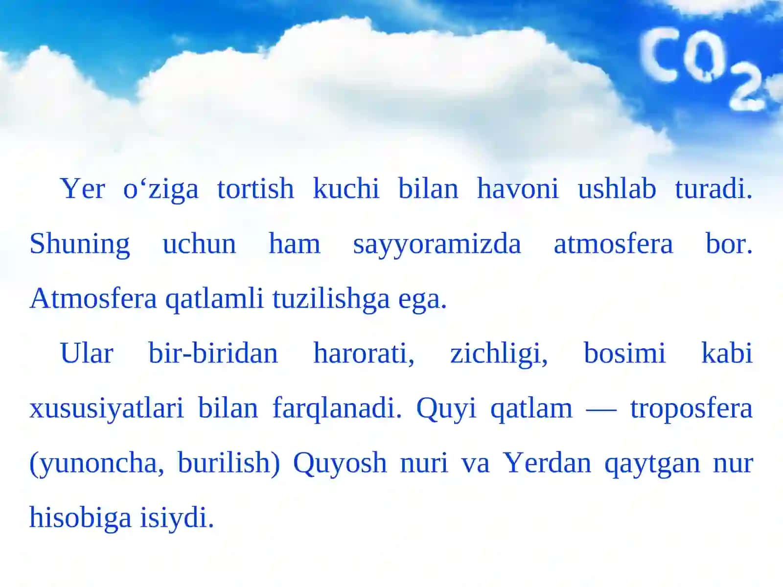 Atmosfera. Yerning iqlim mintaqalari 4