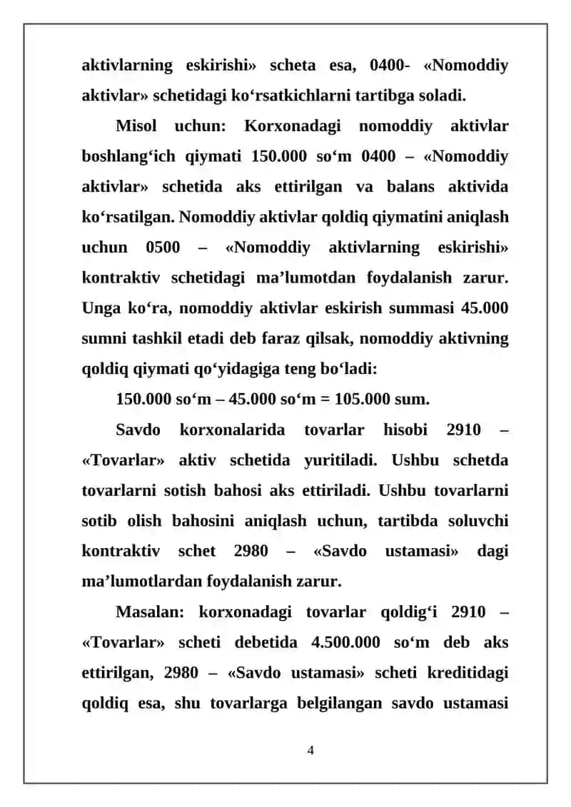 Tartibga soluvchi schetlar 4
