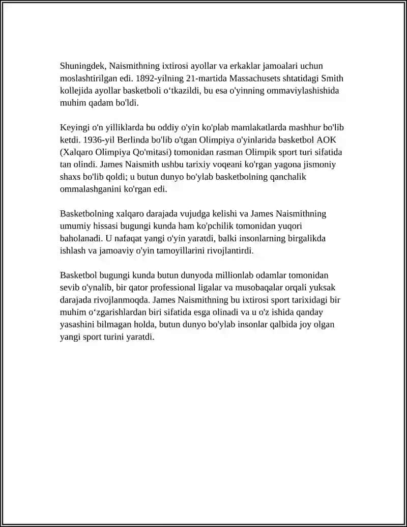 BASKETBOLNI JAHONDA VUJUDGA KELISHI 4