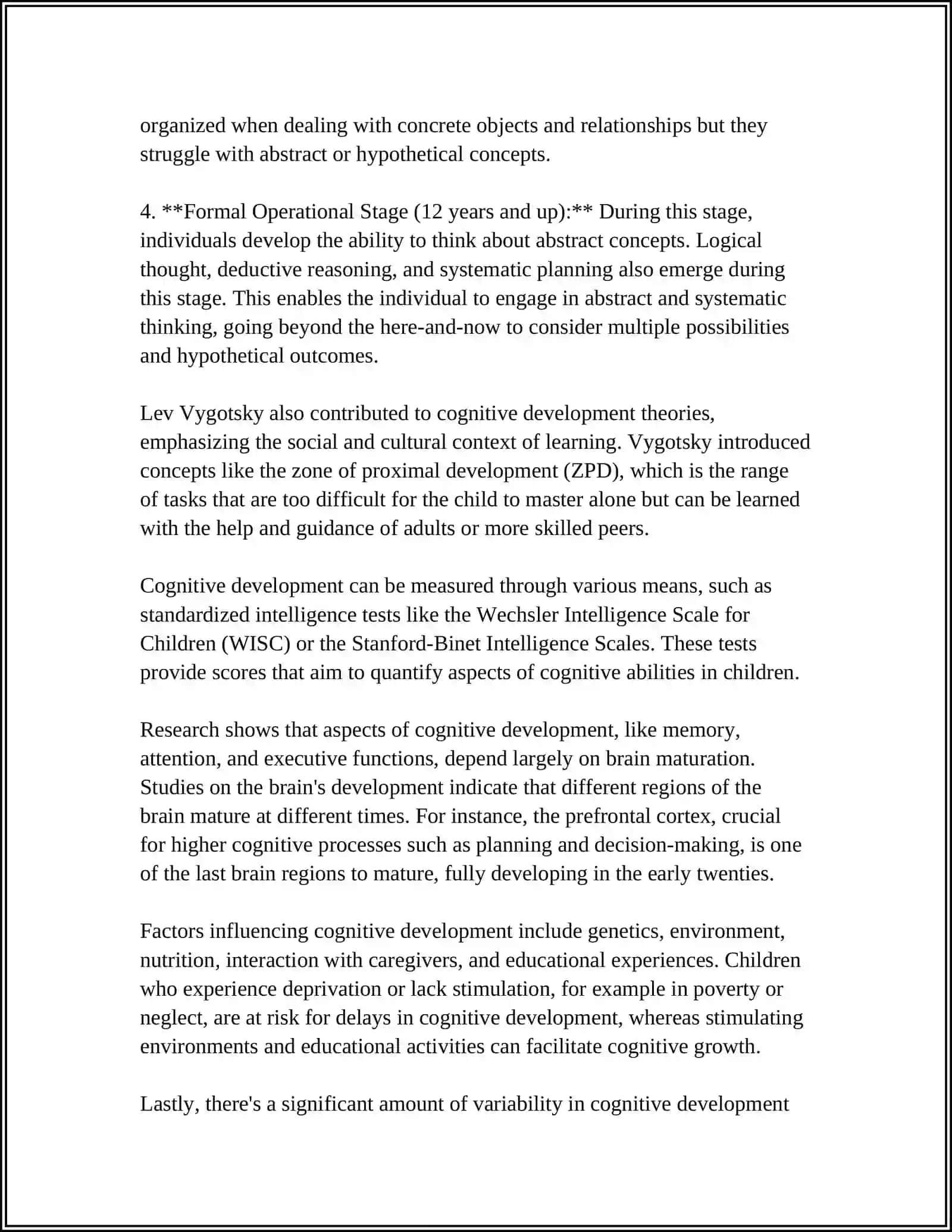 DEVELOP MENTAL PSYCHOLOGY 4