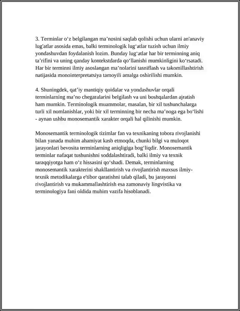 TERMINLARNING MONOSEMANTIK HARAKTERI 4