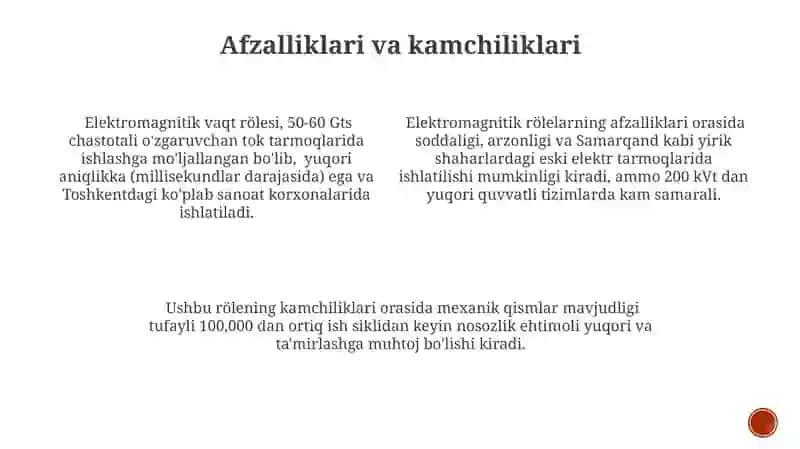 Elektromagnitli vaqt relesi 4