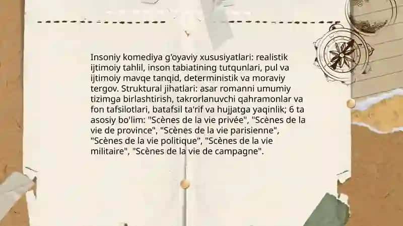 Balzak hayoti va ijodi 4