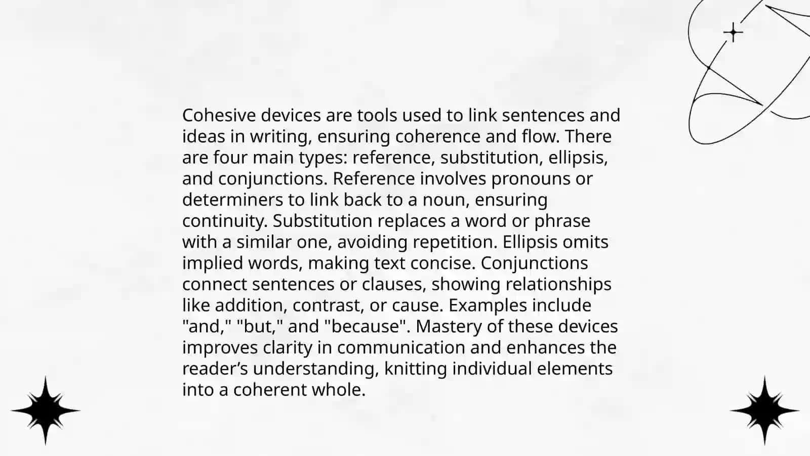 What is cohesion in grammar? 4