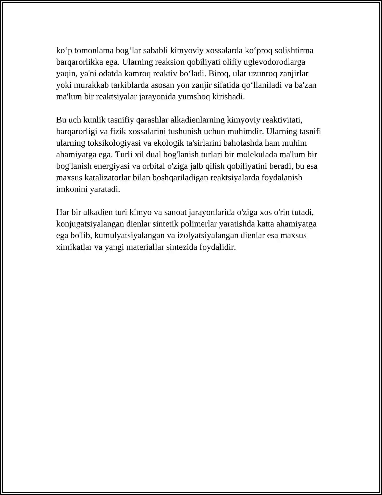 ALKADIENLAR TURKUMLANISHI VA XOSSALARI 4